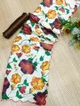 ATTRACTIVE JAPAN SATIN SILK FLORAL PRINT KHATLI HAND WORK SAREE WITH UNSTITCHED BLOUSE PARTY WEAR WHOLE SALE PRICE ETHNIC GARMENT (4)