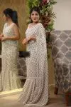 DESIGNER GEORGETTE DIGITAL PRINT WITH RUFFLE GOWN SAREE PARTY WEAR WHOLESALE PRICE TEXTILE GARMENT (11)