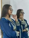 FANCY CHINON EMBROIDERY SEQUENCE WORK TOP PALAZZO WITH DUPATTA PARTY WEAR WHOLESALE PRICE ETHNIC GARMENT (5)
