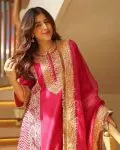 FASHIONABLE CHINON SILK ZARI EMBROIDREY WORK TOP PALAZZO WITH DUPATTA PARTY WEAR WHOLESALE PRICE ETHNIC GARMENT (7)