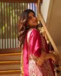 FASHIONABLE CHINON SILK ZARI EMBROIDREY WORK TOP PALAZZO WITH DUPATTA PARTY WEAR WHOLESALE PRICE ETHNIC GARMENT (7)