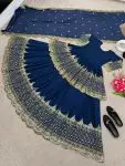 TRENDING GEORGETTE EMBROIDERY SEQUENCE WORK TOP LEHENGA CHOLI WITH DUPATTA WEDDING WEAR WHOLESALE PRICE ETHNIC GARMENT (3)