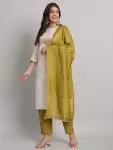 FANCY COTTON EMBROIDERY WEAVING WORK TOP BOTTOM WITH DUPATTA PARTY WEAR WHOLESALE PRICE ETHNIC GARMENT (6)