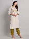 FANCY COTTON EMBROIDERY WEAVING WORK TOP BOTTOM WITH DUPATTA PARTY WEAR WHOLESALE PRICE ETHNIC GARMENT (6)