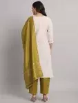 FANCY COTTON EMBROIDERY WEAVING WORK TOP BOTTOM WITH DUPATTA PARTY WEAR WHOLESALE PRICE ETHNIC GARMENT (6)