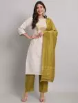 FANCY COTTON EMBROIDERY WEAVING WORK TOP BOTTOM WITH DUPATTA PARTY WEAR WHOLESALE PRICE ETHNIC GARMENT (6)