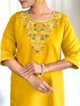 DESIGNER ROMAN SILK EMBROIDERY WORK TOP BOTTOM WITH PRINTED DUPATTA PARTY WEAR WHOLESALE PRICE ETHNIC GARMENT (3)