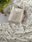 DESIGNER COTTON EMBROIDERY SEQUENCE WORK TOP BOTTOM WITH DUPATTA PARTY WEAR WHOLESALE PRICE ETHNIC GARMENT (4)